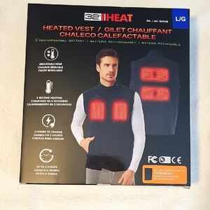 32 Degrees Navy Heated Vest